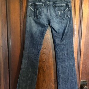 Citizens Of Humanity Dark Blue Flare Jeans